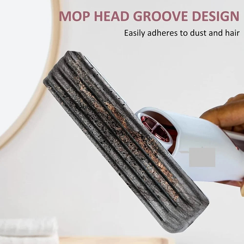 Mini Portable Foldable Sponge Mop – Handheld 360° Cleaning Mop for Home, Office & Car