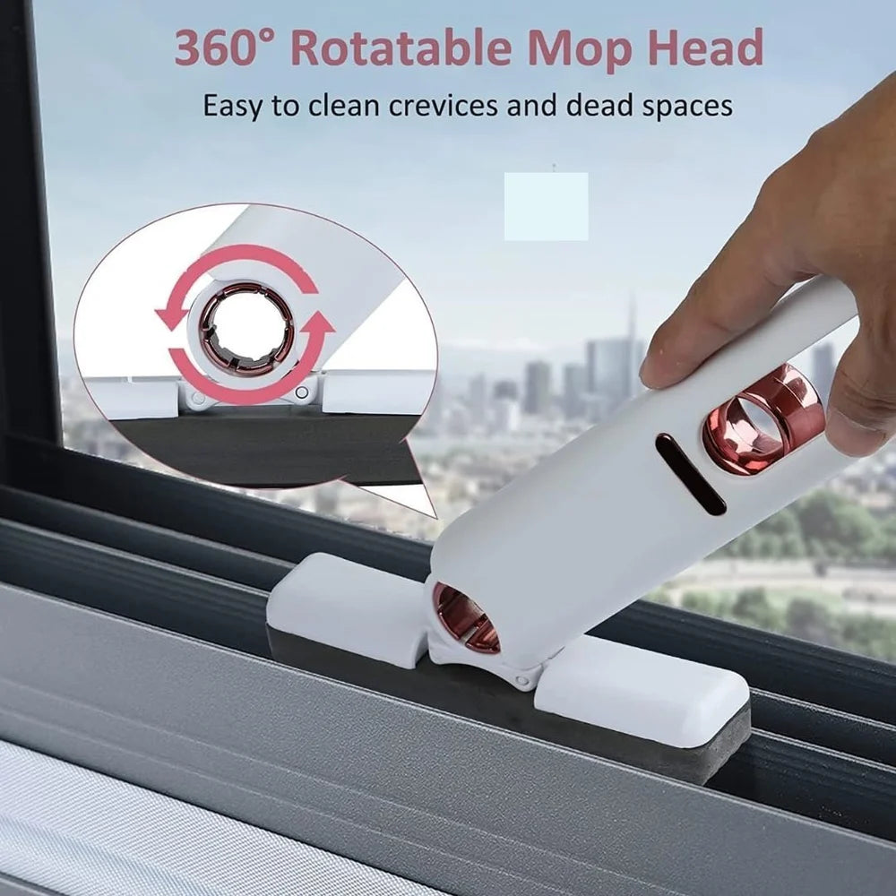 Mini Portable Foldable Sponge Mop – Handheld 360° Cleaning Mop for Home, Office & Car
