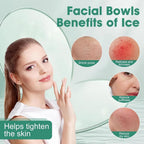 DIY Ice Facial Bowl – Silicone Cold Therapy Face Bath for Skin Tightening, Puffiness & Glow