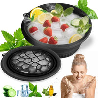 DIY Ice Facial Bowl – Silicone Cold Therapy Face Bath for Skin Tightening, Puffiness & Glow