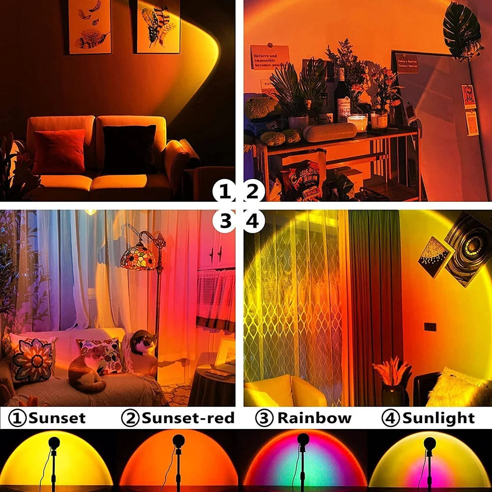 RGB 16-in-1 Sunset Lamp Projector