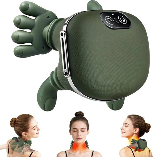 4D Smart Neck & Shoulder Massager with Heat Therapy