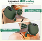 4D Smart Neck & Shoulder Massager with Heat Therapy
