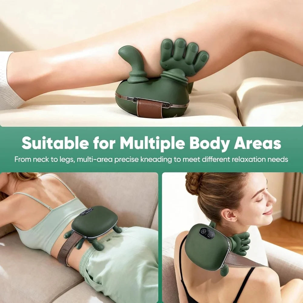 4D Smart Neck & Shoulder Massager with Heat Therapy