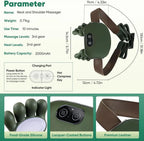 4D Smart Neck & Shoulder Massager with Heat Therapy