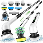 9-in-1 Electric Spin Scrubber Brush – Cordless Rechargeable Cleaning Brush with Extendable Handle