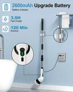 9-in-1 Electric Spin Scrubber Brush – Cordless Rechargeable Cleaning Brush with Extendable Handle